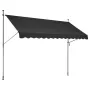 138x47" terrassemarkise, udtrækkelig terrassemarkise med