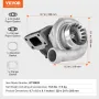 Turbo Turbocharger with Gasket Kit, Turbo Charger Replacement for Car Engines, Compatible with 2.5L-6.0L Engine Displacements, H