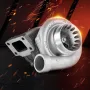 Turbo Turbocharger with Gasket Kit, Turbo Charger Replacement for Car Engines, Compatible with 2.5L-6.0L Engine Displacements, H
