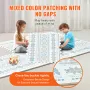 Kids Foam Puzzle Floor Playmat 0,5 i 6 stk. 