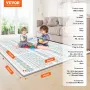 6 Tiles Kids Play Mat, 0.5 Inch Toddler Play Mat with EVA Foam, 24" x 24" Puzzle Play Mat with 24 sq.ft Coverage, Interlocking T
