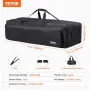 Telescope Case, 1040 mm, Telescope Large Storage Bag with Fixed Buckles, Multi-Pocket & Detachable Divider, Shock-Absorbent Tele