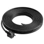 Self-Regulating Pipe Heating Cable, 3.7m 16.4W/m Heat Tape for Pipes Freeze Protection, Water Pipe Heat Cable with Built-in Ther