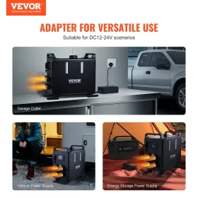 Diesel luftvarmer Dieselvarmer 12V/24V 8KW Bluetooth App Control -køretøjer