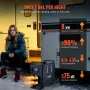 5-8KW Diesel Heater, 12V/24V All in One Diesel Air Heater, Bluetooth APP Control, Remote Control and Display Screen, CO Alarm, F