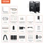 5-8KW Diesel Heater, 12V/24V All in One Diesel Air Heater, Bluetooth APP Control, Remote Control and Display Screen, CO Alarm, F