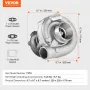 Turbo turbolader med pakningskit til 1,5L-4.0L