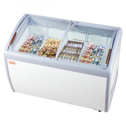 362 L Kommerciel is Display Case Gelato Dipping Freezer Cabinet
