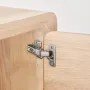Cabinet Hinges, 60 Packs Full Overlay Kitchen Cabinet Door Hinges, 100 Degree Opening Angel Soft Close Concealed Cupboard Hinges