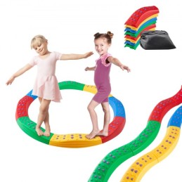 Børn balancerer stråle -springbræt Gymnastik Børn Balance Board 8 PCS