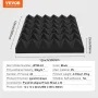 Acoustic Foam Panels, 24 Pack 12 x 12 x 2 inches, Pyramid Soundproof Wall Panels,Fire-Resistant Acoustic Panels,Sound Dampening 