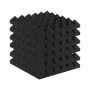 Akustiske skumpaneler 24 pakke 12 x 12 x 2 ind for studievæg og