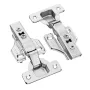 Cabinet Hinges, 50 Packs Full Overlay Kitchen Cabinet Door Hinges, 100 Degree Opening Angel Soft Close Concealed Cupboard Hinges