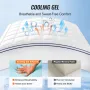 Mattress Topper Premium Memory Foam Fiber Fill King 1930x2032x101.6 mm Thickness