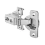 Cabinet Hinges, 60 Packs Partial Overlay Kitchen Cabinet Door Hinges, 100 Degree Opening Angel Soft Close Concealed Cupboard Hin