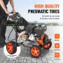 Benzin højtryksrenser 4400 PSI 15L/min 2.6 GPM med 5 dyser til