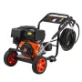Gas Pressure Washer, 4400 PSI 15L/min, 4 GPM Gas Powered Pressure Washer with Copper Pump, Spray Gun and Extension Wand, 5 Nozzl