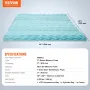 Mattress Topper, Queen Size, 50.8 mm Thickness, Memory Foam Mattress Pad, Cooling Gel Infusion, Compressed Package for Quick Set