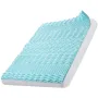 Mattress Topper, Queen Size, 50.8 mm Thickness, Memory Foam Mattress Pad, Cooling Gel Infusion, Compressed Package for Quick Set