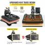 Heat Press Machine 15 x 15 tommer 360â ° Rotation Sving væk