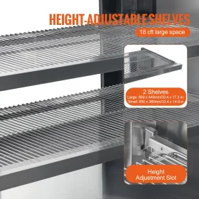 Insulated Food Pan Carrier, 109 Qt Hot Box for Catering, LLDPE Food Box Carrier with Double Buckles, Front Loading Food Warmer