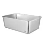 Cat Litter Box, 8 inches Deep, XL Extra Large Stainless Steel Cat Litter Box with Scoop, Wide Filtering Foot Board & High Sides,