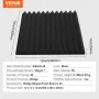 Acoustic Foam Panels, 48 Pack 12 x 12 x 1 inches, Adhesive High Density Soundproof Wall Panels,Fire-Resistant Acoustic Panels,So