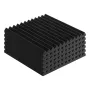 Akustiske skumpaneler 48 pakke 12 x 12 x 1 i klæbemiddel til