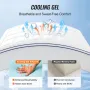 Madras Topper Premium Memory Foam Fiber Fill Queen 76,2 mm