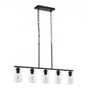 5-Light Kitchen Island Pendant Lights 60W Justerbar spisestue Lys E27