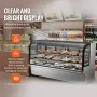 Refrigerated Display Case, 32 Cu.Ft./901L Large Pastry Display Case, 4-Tier Commercial Display Refrigerator with LED Lighting, D