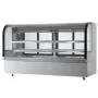 Refrigerated Display Case, 32 Cu.Ft./901L Large Pastry Display Case, 4-Tier Commercial Display Refrigerator with LED Lighting, D