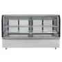 Refrigerated Display Case, 32 Cu.Ft./901L Large Pastry Display Case, 4-Tier Commercial Display Refrigerator with LED Lighting, D