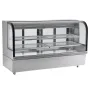 Refrigerated Display Case, 32 Cu.Ft./901L Large Pastry Display Case, 4-Tier Commercial Display Refrigerator with LED Lighting, D