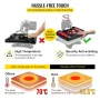 Heat Press Machine 12 x 15 tommer 360â ° Rotation Swing Away