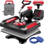 Heat Press Machine 12 x 15 tommer 360â ° Rotation Swing Away