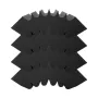 Acoustic Foam Panels, 4 Pack 16.5 x 6.3 x 12 inches, Adhesive High Density Soundproof Wall Panels,Fire-Resistant Acoustic Panel,