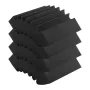 Acoustic Foam Panels, 4 Pack 16.5 x 6.3 x 12 inches, Adhesive High Density Soundproof Wall Panels,Fire-Resistant Acoustic Panel,
