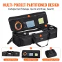 Telescope Case, 1035 mm, Telescope Large Storage Bag with Fixed Buckles, Multi-Pocket & Detachable Divider, Shock-Absorbent Tele