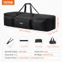 Telescope Case, 1035 mm, Telescope Large Storage Bag with Fixed Buckles, Multi-Pocket & Detachable Divider, Shock-Absorbent Tele