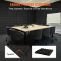Acoustic Foam Panels, 36 Pack 12 x 12 x 2 inches, Pyramid Soundproof Wall Panels,Fire-Resistant Acoustic Panels,Sound Dampening 