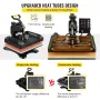Heat Press Machine 12 x 15 tommer 5 i 1 Shirt Printing Machine