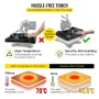 Heat Press Machine 12 x 15 tommer 5 i 1 Shirt Printing Machine