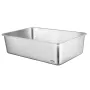 15 cm dyb kattebakke, lugtfri kattebakke med filtrerende fodbræt