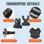 Adjustable Weighted Vest, 11-20lb Weight Vest with 6 Ironsand Weights and Reflective Stripe, Body Weight Vest Exercise Set for M