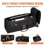 Telescope Case, 770 mm, Telescope Storage Bag with Fixed Buckles, Multi-Pocket and Detachable Divider, Shock-Absorbent Telescope
