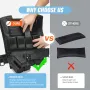 Adjustable Weighted Vest, 35lb Weight Vest with Iron Weights, Shoulder Pad, and Reflective Stripe, Body Weight Vest Exercise Set