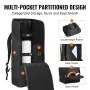Telescope Case, 760 mm, Telescope Storage Backpack with Secure Strap, Pockets and Cozy Shoulder Traps, Shock-Absorbent Telescope