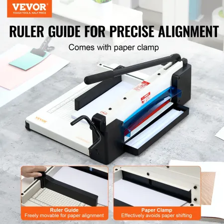 Paper Cutter 12 "A4 Guillotine Paper Trimmer 400 Sheet Capacity