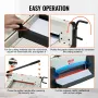 Paper Cutter 12 "A4 Guillotine Paper Trimmer 400 Sheet Capacity
